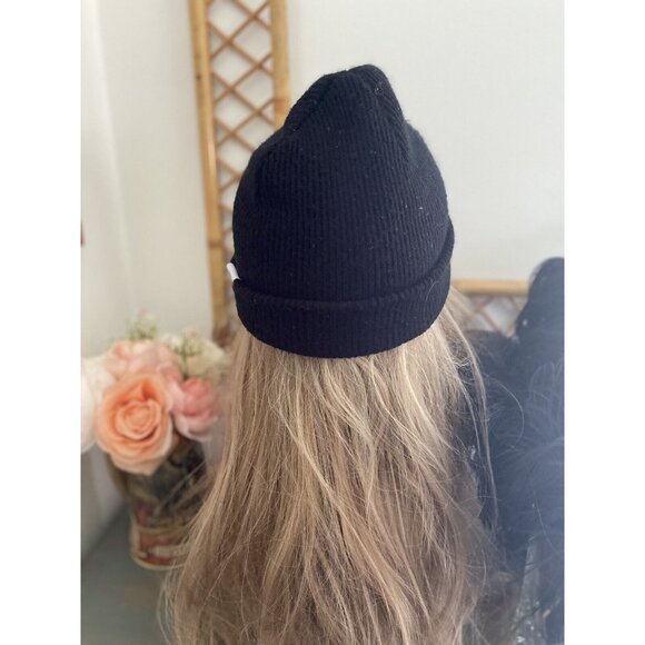 Minnie Mouse Hat Knit Beanie Disney Collection by Neff Black One Size Very Good - Picture 15 of 16